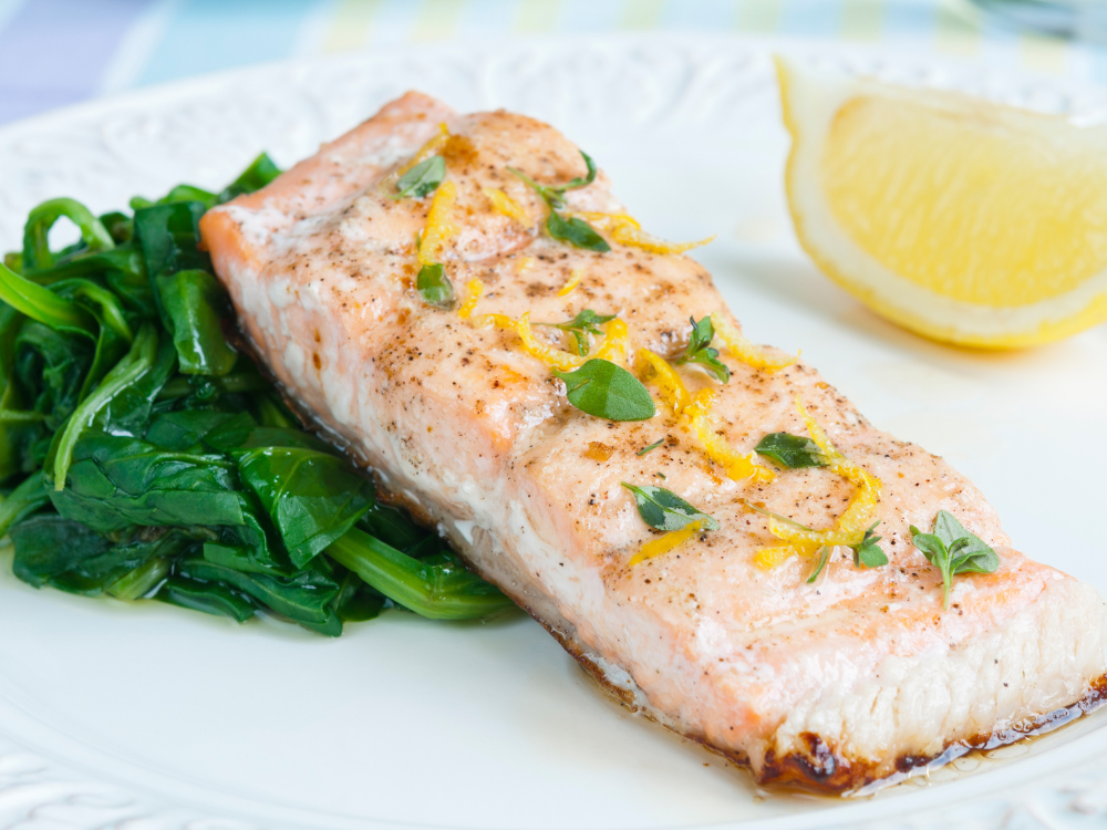 Chili Salmon With Spinach Recipe | Authentic Personal Training Crows Nest